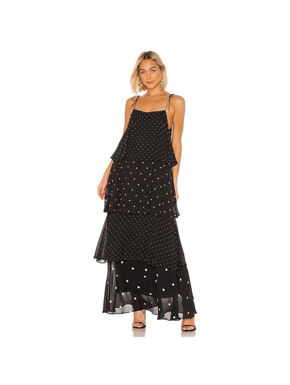 Anine Bing Revolve Daisy Maxi Dress, Black & White Size XS New w/Tag Retail $349